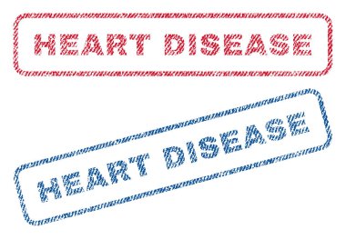 Kalp hastalığı Tekstil pullar