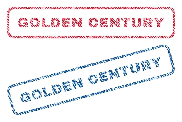 Textilmarken aus dem goldenen Jahrhundert — Stockvektor