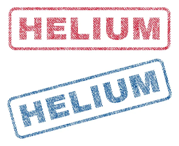 Helium textiel stempels — Stockvector
