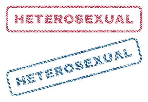 Γραμματόσημα ετεροφυλόφιλων κλωστοϋφαντουργίας — Διανυσματικό Αρχείο