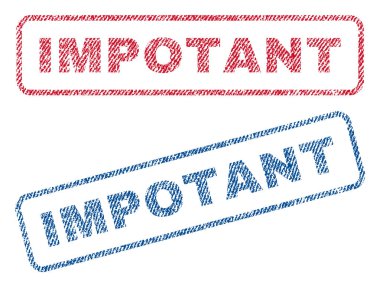 Güçsüz Tekstil pullar