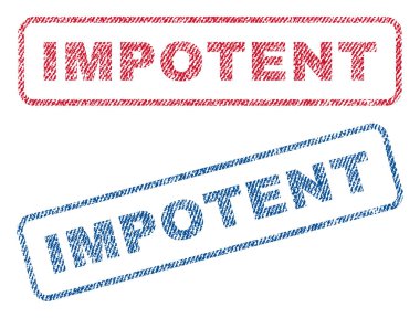 İktidarsız Tekstil pullar