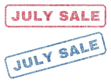 Temmuz Satılık Tekstil pullar