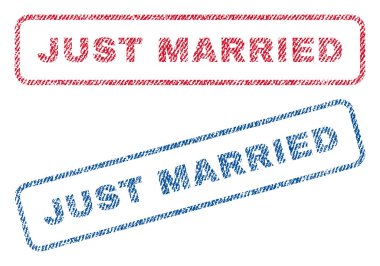 Sadece evli Tekstil pullar