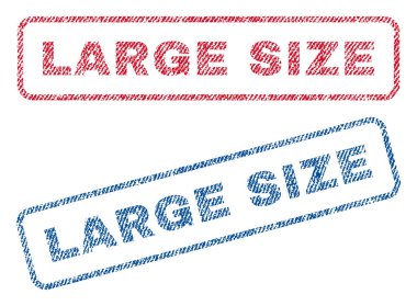 Büyük boy Tekstil pullar