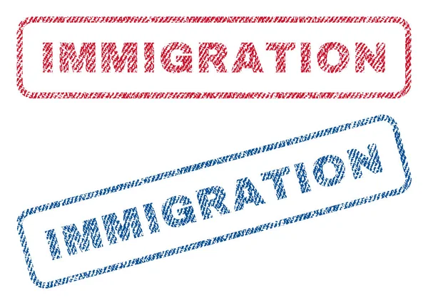 Maahanmuuttotekstiilit — vektorikuva