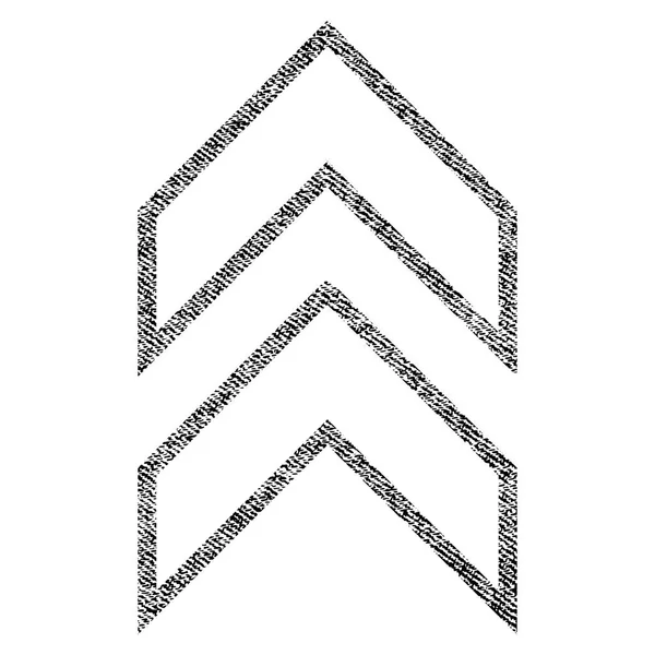 Boven de stof geweven pictogram verplaatsen — Stockvector