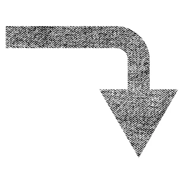Stof geweven pictogram afslaan — Stockvector