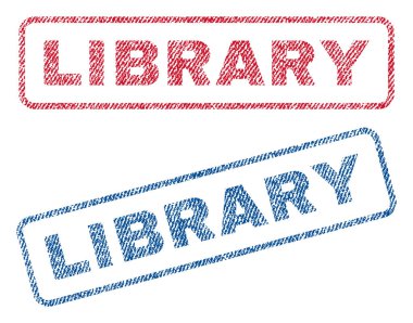 Kütüphane Tekstil pullar