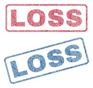 Kaybı Tekstil pullar