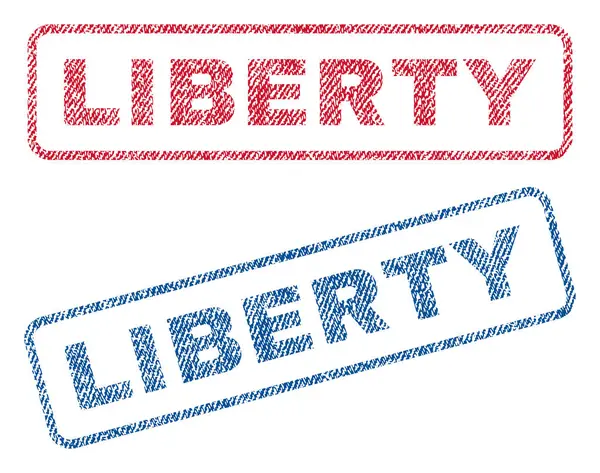 Timbres Liberty Textile — Image vectorielle