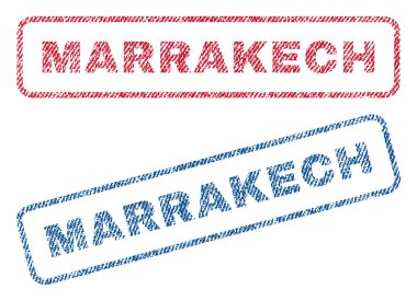 Marakeş Tekstil pullar