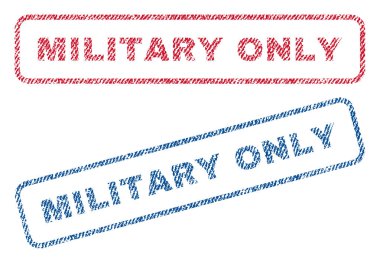 Askeri tek Tekstil pullar