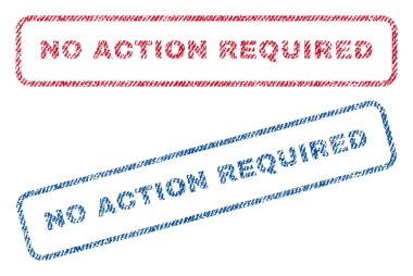 Tekstil pulları hiçbir eylem gerekli