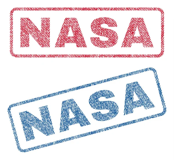 NASA textil frimärken — Stock vektor