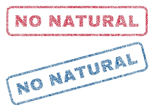 Pas de timbres textiles naturels — Image vectorielle