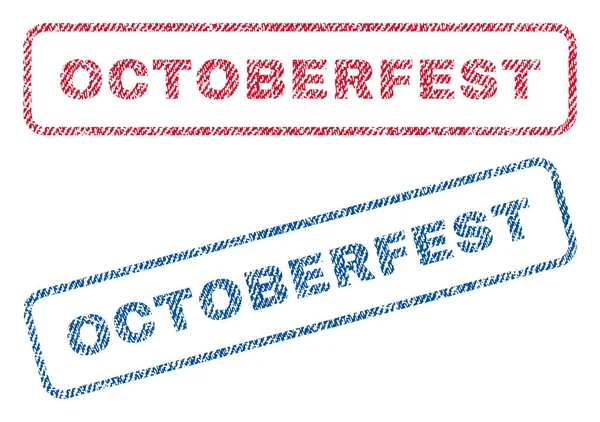 Octoberfest Selos têxteis — Vetor de Stock