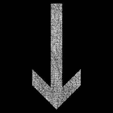 Kumaş dokulu simgesi aşağı ok