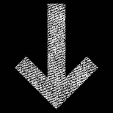 Kumaş dokulu simgesi aşağı ok