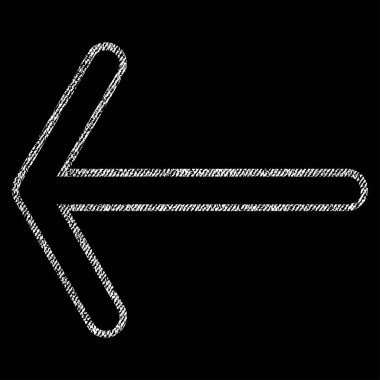 Ok sol kumaş dokulu simgesi