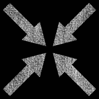 Merkez okları kumaş dokulu kutsal kişilerin resmi