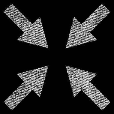 Oklar kumaş dokulu simgesi sıkıştırmak