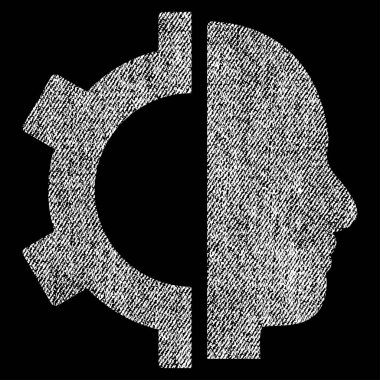 Cyborg dişli kumaş dokulu simgesini