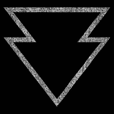 Kumaş dokulu simgesi aşağı yön