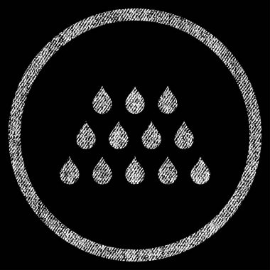 Simge damla kumaş dokulu