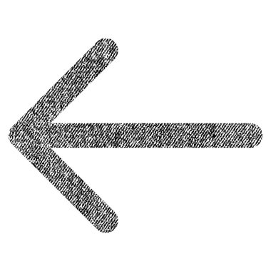 Ok sol kumaş dokulu simgesi