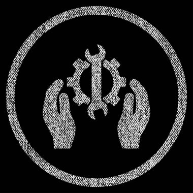 Onarım Servisi kumaş dokulu simgesini