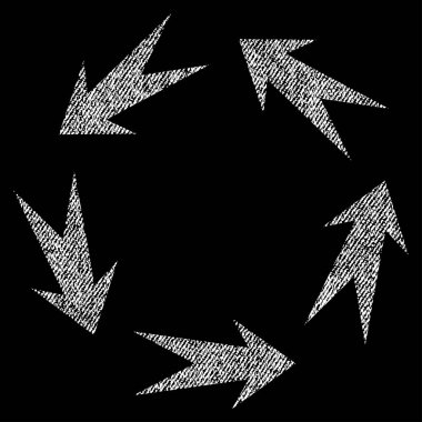 Döndürme kumaş dokulu simgesi