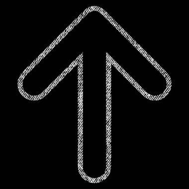 Kumaş yukarı yönlü ok simgesi dokulu