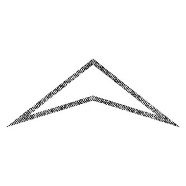 Kumaş dokulu simgesi yukarı ok ucu