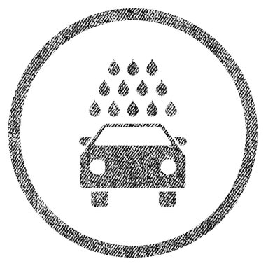 Oto yıkama kumaş dokulu simgesi