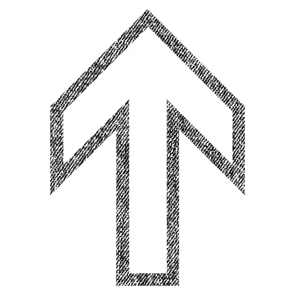 Pfeil nach oben Textur-Symbol — Stockvektor