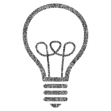 Lamba ampul kumaş dokulu simgesi