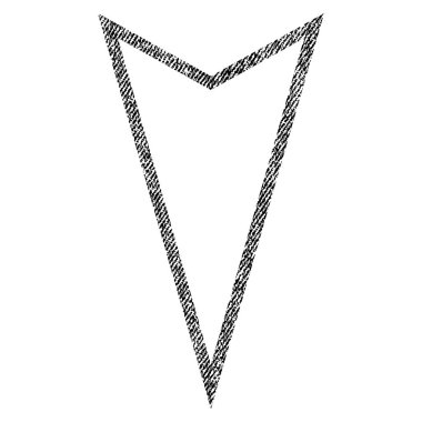 Kumaş dokulu simgesi aşağı işaretçisi