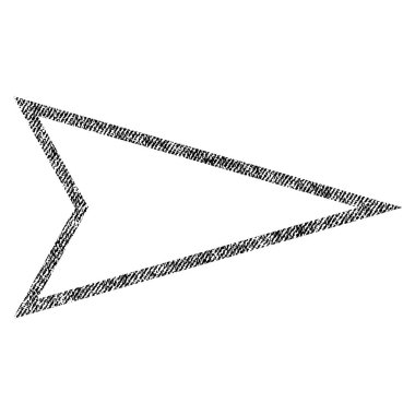 İşaretçi doğru kumaş dokulu simgesi