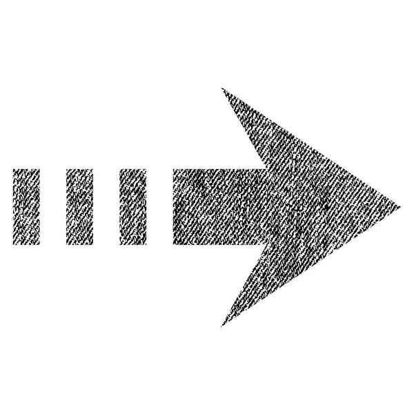 Icon mit Textur nach rechts senden — Stockvektor