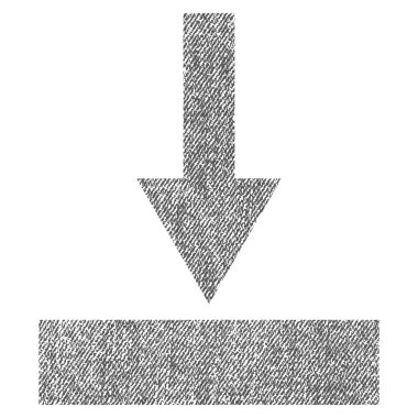 Simge hareketini alt kumaş dokulu