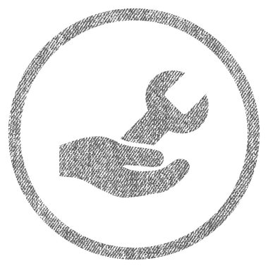 Onarım Servisi kumaş dokulu simgesini