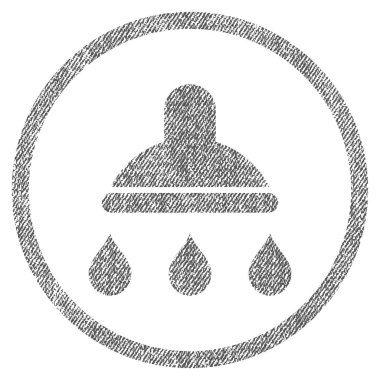 Duş kumaş dokulu simgesi