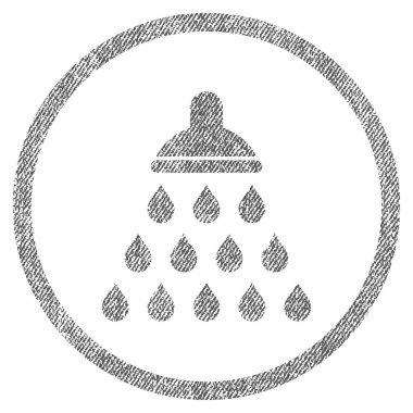 Duş kumaş dokulu simgesi