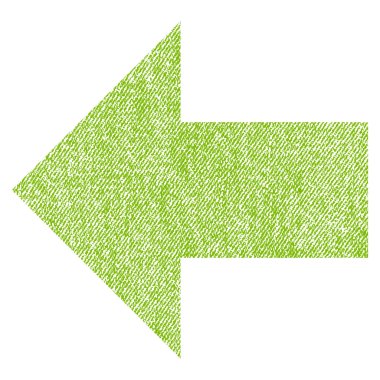 Ok sol kumaş dokulu simgesi