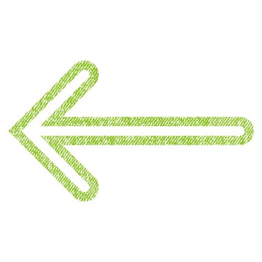 Ok sol kumaş dokulu simgesi