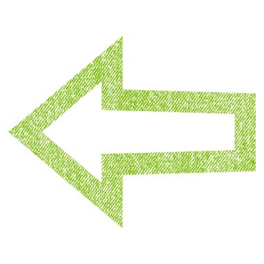 Ok sol kumaş dokulu simgesi