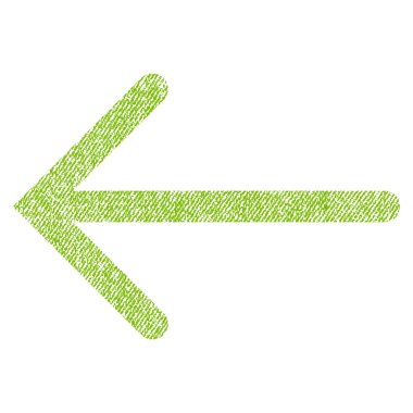 Ok sol kumaş dokulu simgesi