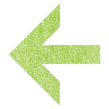 Ok sol kumaş dokulu simgesi