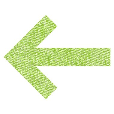 Ok sol kumaş dokulu simgesi